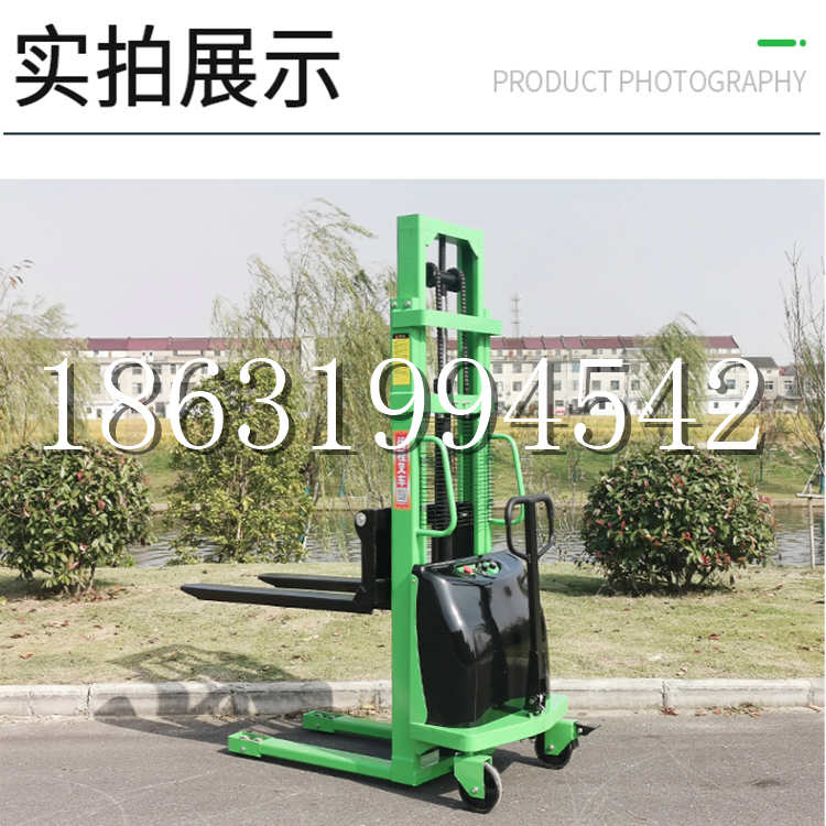 巴中市电动叉车堆高车液压铲车电瓶1吨2吨站驾步行式小型全自动叉车